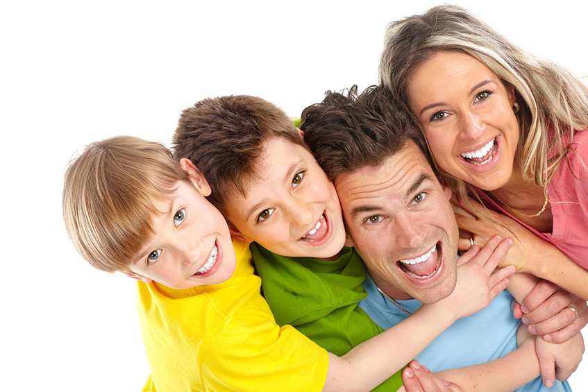Happy Smiling Family