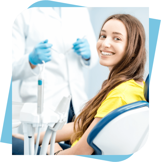 dental patient at clinic