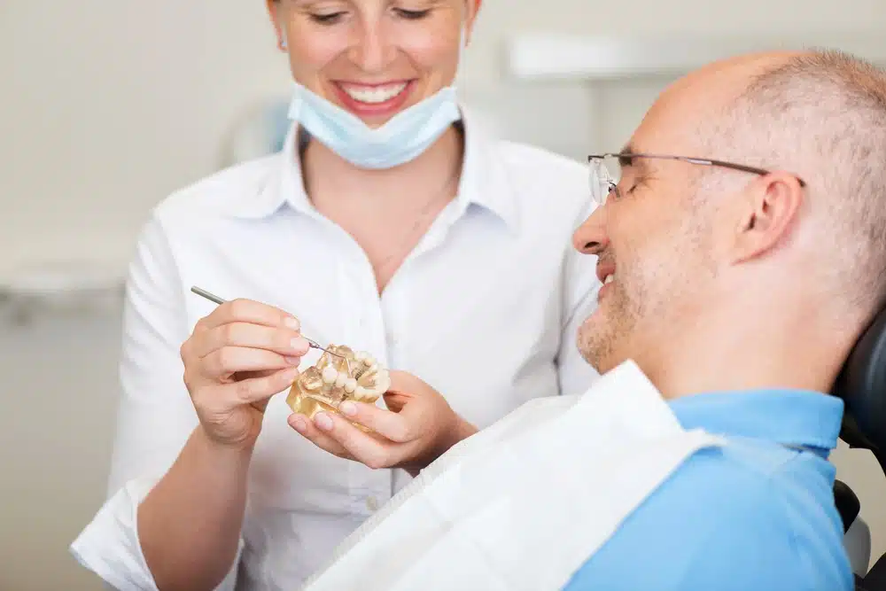 dental implants being explained